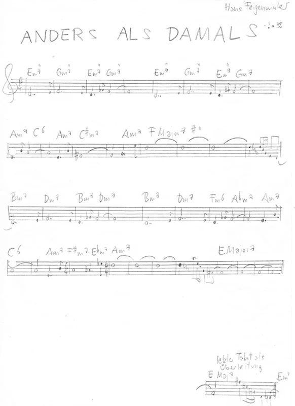 noten anders als damals hans feigenwinter